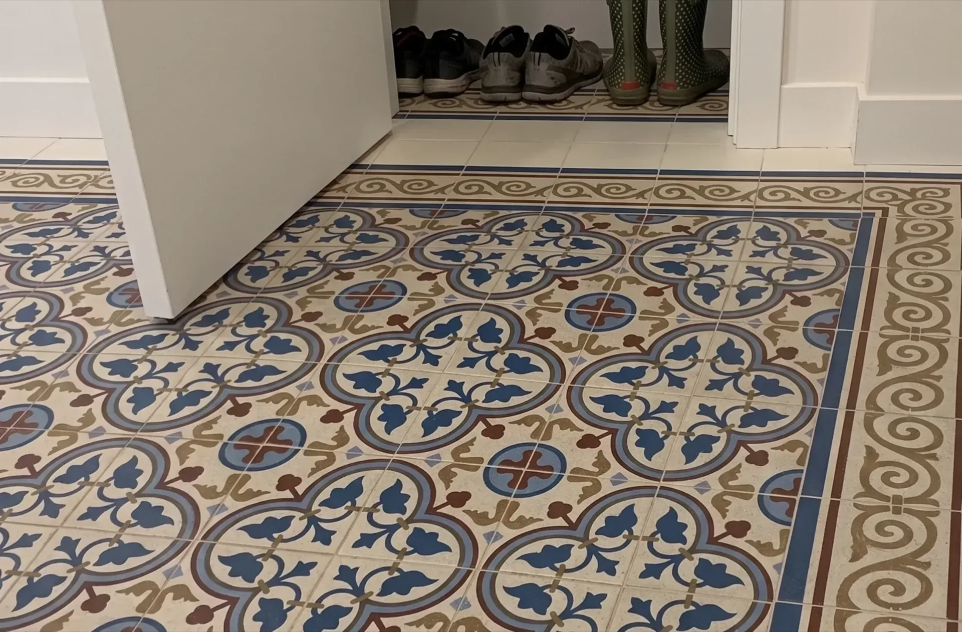 Carreaux ciment authentiques posés à Meaux