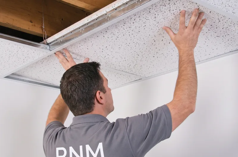 Faux plafond suspendu avec éclairage LED intégré à Meaux