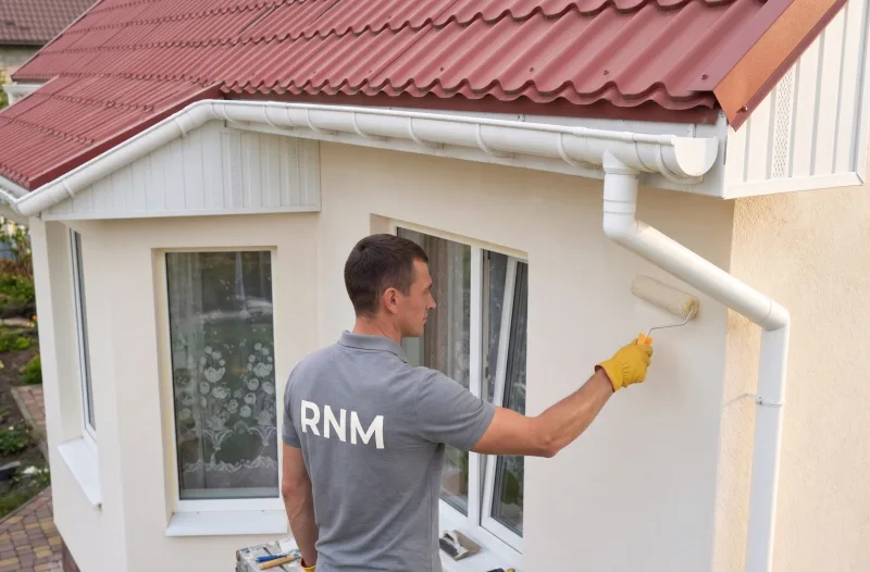 Ravalement et peinture de façade d'une maison à Meaux